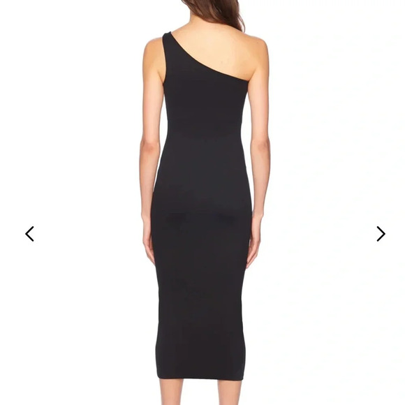 Susana Monaco One Arm Midi Dress Black Jersey Fabric NWT Size Small - Picture 8 of 8